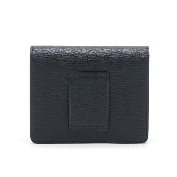 Ví Nữ Hermès Roulis Slim Black Chevre GHW Màu Đen