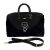 Túi Trống Karl Lagerfeld Black Logo Patch Zipped Duffle Outline Bag Màu Đen