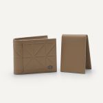 Ví Nam Pedro Icon Leather Bi-Fold Wallet in Pixel – Taupe PM4-16500073-2 Màu Nâu