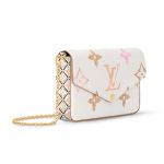 Túi Đeo Chéo Nữ Louis Vuitton LV Félicie Pochette M82520 Màu Trắng