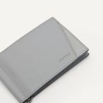 Ví Nam Pedro Leather Bi-Fold Card Holder with Money Clip PM4-25940090 Màu Xám