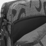 Túi Đeo Chéo Nam Nike Heritage Lenti Swoosh Cross Body Bag DQ5738-010 Màu Xám Đen
