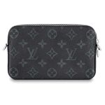 Túi Đeo Chéo Nam Louis Vuitton LV M81260 Alpha Wearable Wallet Màu Đen Xám