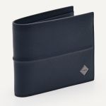 Ví Nam Pedro Embossed Leather Bi-Fold Wallet With Insert PM4-15940238 Màu Xanh Navy