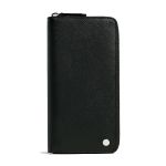 Ví Nam Pedro Oliver Embossed Leather Zip-Around Wallet PM4-16500023 Màu Đen