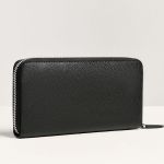 Ví Nam Pedro Oliver Embossed Leather Zip-Around Wallet PM4-16500023 Màu Đen