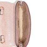 Túi Đeo Chéo Nữ Guess Gaia Mini Top Handle Flap Màu Hồng