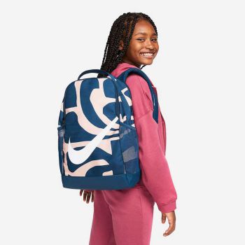 Balo Trẻ Em Nike Brasilia Cat Aop DQ5341-460 Màu Xanh