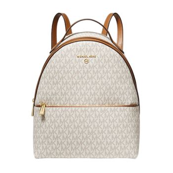 Balo Nữ Michael Kors Backpacks Màu Nâu Trắng