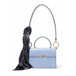 Túi Xách Marc Jacobs The Downtown Shoulder Bag Kèm Khăn Màu Xanh Blue