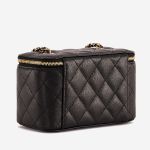 Túi Đeo Chéo Nữ Chanel Vanity Small Caviar Black Màu Đen