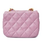 Túi Đeo Chéo Nữ Chanel Matelasse Single Chain Leather Shoulder Bag Pink Màu Hồng