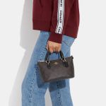 Túi Đeo Chéo Coach Mini Gallery Crossbody In Signature Canvas CH468 Màu Nâu