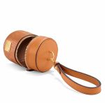 Túi Xách Tay Nữ MCM Aren Cylinder Crossbody In MCM Monogram Leather Màu Nâu