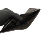 Ví Nam Gucci Bee Web Bifold Wallet GG Coated Canvas Màu Nâu Be