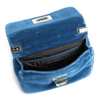 Túi Đeo Chéo Nữ Furla 1927 Mini Crossbody Bag Velvet Fabric Petrol B-BAFKACO-BX1471-1785S Màu Xanh Navy