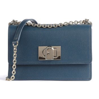 Túi Đeo Chéo Nữ Furla 1927 Mini Crossbody Bag Grained Cow Leather Petrol B-BAFKACO-ARE000-1785S Màu Xanh Navy