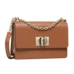 Túi Đeo Chéo Nữ Furla 1927 Mini Crossbody Bag Grained Cow Leather Cognac B-BAFKACO-ARE000-03B00 Màu Nâu