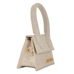 Túi Đeo Chéo Nữ Jacquemus Le Chiquito Mini Bag Light Greige Twill Màu Be