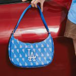 Túi Đeo Vai Nữ MLB Jacquard Hobo Monogram LA Dodgers 3ABQS012N-07CBL Màu Xanh Blue