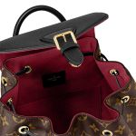 BaLo Nữ Louis Vuitton LV Montsouris BB Backpack Monogram Nâu Đen Canvas Best Quality M45515 Màu Nâu Đen