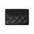 Ví Chanel Classic Card Holder Grained Calfskin Gold Black AP0214-Y01864-C3906 Màu Đen