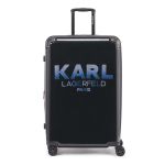 Vali Karl Lagerfeld Paris 28 Sequin Hardside Spinner Suitcase Màu Đen