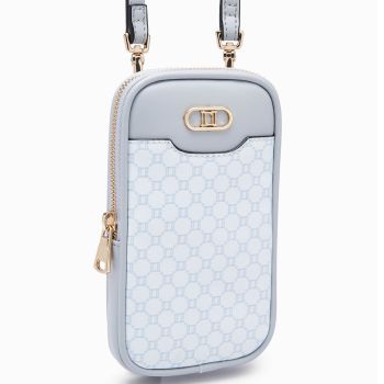 Túi Đựng Điện Thoại Lyn Lavie Mobile Pocket Crossbody Bags LL22WWS098 Màu Xám Xanh