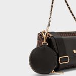 Túi Đeo Vai Aldo Dinna Zip Closure Crossbody 628179912797 Màu Nâu Đen