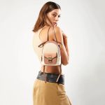 Balo Nữ Lyn Alyssa Backpacks LL23CBF252 Màu Hồng - Kem