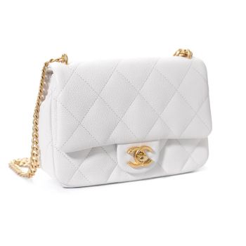 Túi Đeo Chéo Nữ Chanel AS3829 Màu Trắng