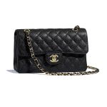 Túi Đeo Chéo Nữ Chanel Small Classic Handbag A01113 Y01864 C3906 Màu Đen