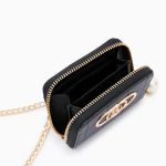 Ví Nữ Lyn Peggy Short Wallets LL22CWF054 Màu Đen