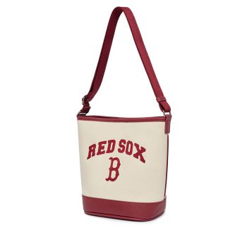 Túi Xách MLB Varsity Boston Red Sox 3ABMS093N-43CRD Màu Kem Đỏ