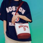 Túi Xách MLB Varsity Boston Red Sox 3ABMS093N-43CRD Màu Kem Đỏ