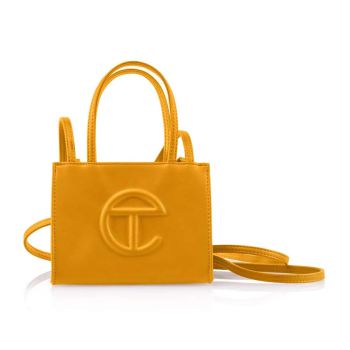 Túi Xách Tay Telfar Small Shopping Bag Mustard Màu Vàng Chanh
