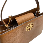 Túi Xách Nữ Tory Burch Britten Small Satchel 136138 Màu Nâu