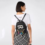 Balo Nữ Karl Lagerfeld Lafayette Logo Màu Đen