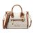Túi Xách Tay Nữ Michael Kors MK Carine Extra-Small Logo Satchel In Vanilla 35F2GCCC5B Màu Trắng Kem
