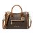 Túi Xách Tay Nữ Michael Kors MK Carine Extra-Small Logo Satchel Brown 35F2GCCC5B Màu Nâu