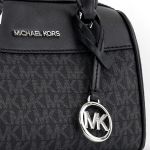 Túi Đeo Chéo Michael Kors MK Mini Leather Hand-Held Crossbody Bag 35S2STFC0B Màu Đen