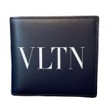 Ví Nam Valentino Garavani VLTN Wallets Màu Xanh Navy