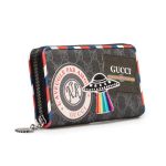 Ví Nam Gucci Mens Night Courrier GG Supreme Wallet In Black 496342 9F25N 1073 Màu Đen