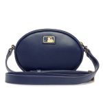 Túi Đeo Chéo MLB Kids Monogram Jacquard Rattan Cross Bag New York Yankees 7ACRMD233-50BGD Màu Kem/Xanh