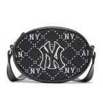 Túi Đeo Chéo MLB Kids Monogram Jacquard Rattan Cross Bag New York Yankees 7ACRMD233-50KBS Màu Đen