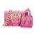 Set Túi Đeo Chéo Nữ Versace Jeans Couture Range Couture Sketch Bags Set Màu Hồng