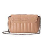 Túi Đeo Chéo Nữ Gucci GG Marmont Super Mini Matelasse Leather 476433DTD5N Màu Nâu Nhạt