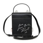 Túi Đeo Chéo Nữ Karl Lagerfeld Ikons Choupette Crossbody LH2EO7BZ Màu Đen