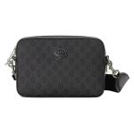 Túi Đeo Chéo Nam Gucci Shoulder Bag With Interlocking G Màu Đen