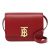 Túi Đeo Chéo Burberry TB Mini Dark Carmine Leather Màu Đỏ